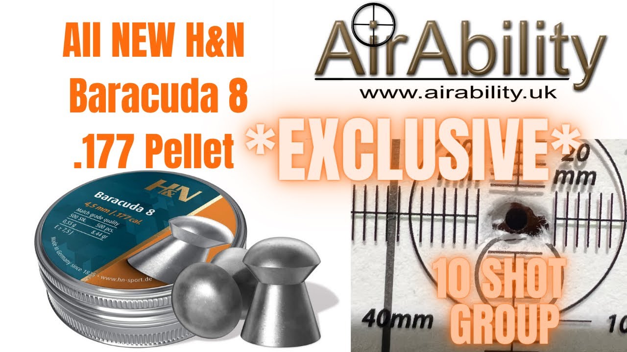 53. H&N Baracuda 8 Pellet Review - ALL NEW!!!!!!!!