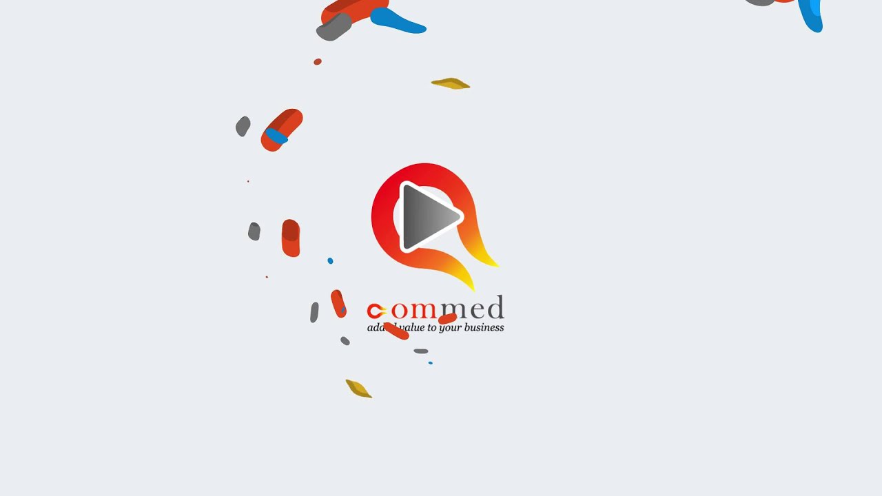 Commed | Voorbeeld Leader | Colorful Logo Animation 2
