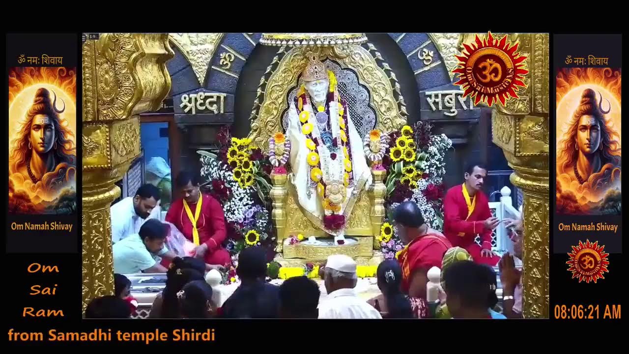 Sai Baba Darshan Live Today || 02 MAR 2026 || MONDAY || MORNING