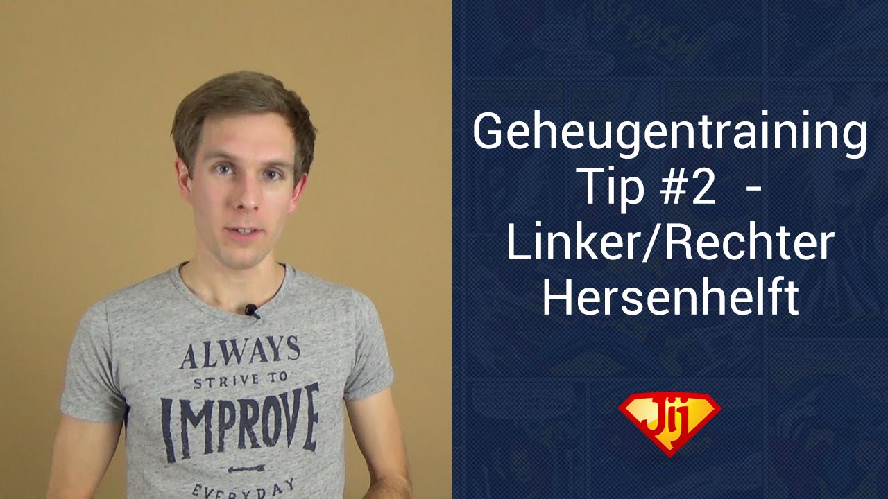 Geheugentraining Tip #2: Linker & Rechter Hersenhelft