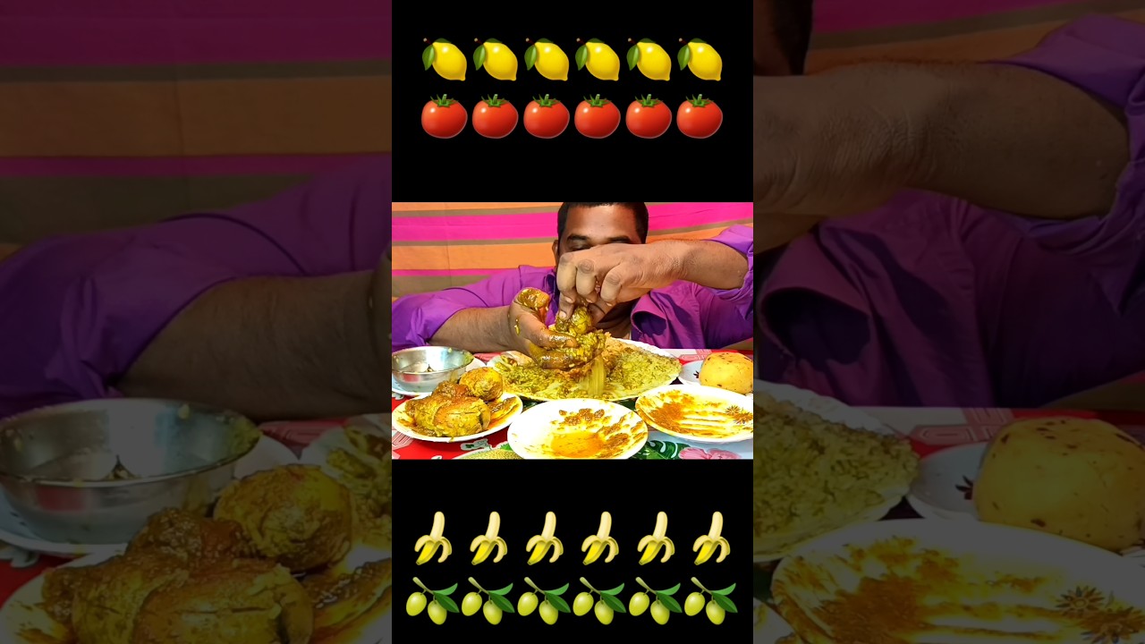 Mukbang Egg kosha 🥚 Chilli Chicken 🐔 basmati rice 🍚 Asmr  #mukbangers #viralreels #viralshort