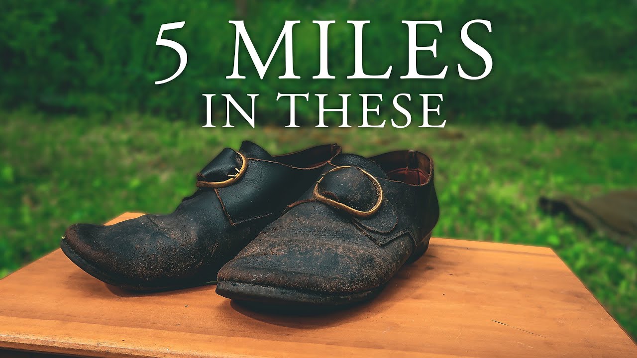5+ Miles in 18th Century Shoes | South Union Mills Colonial Buckle Shoes Review