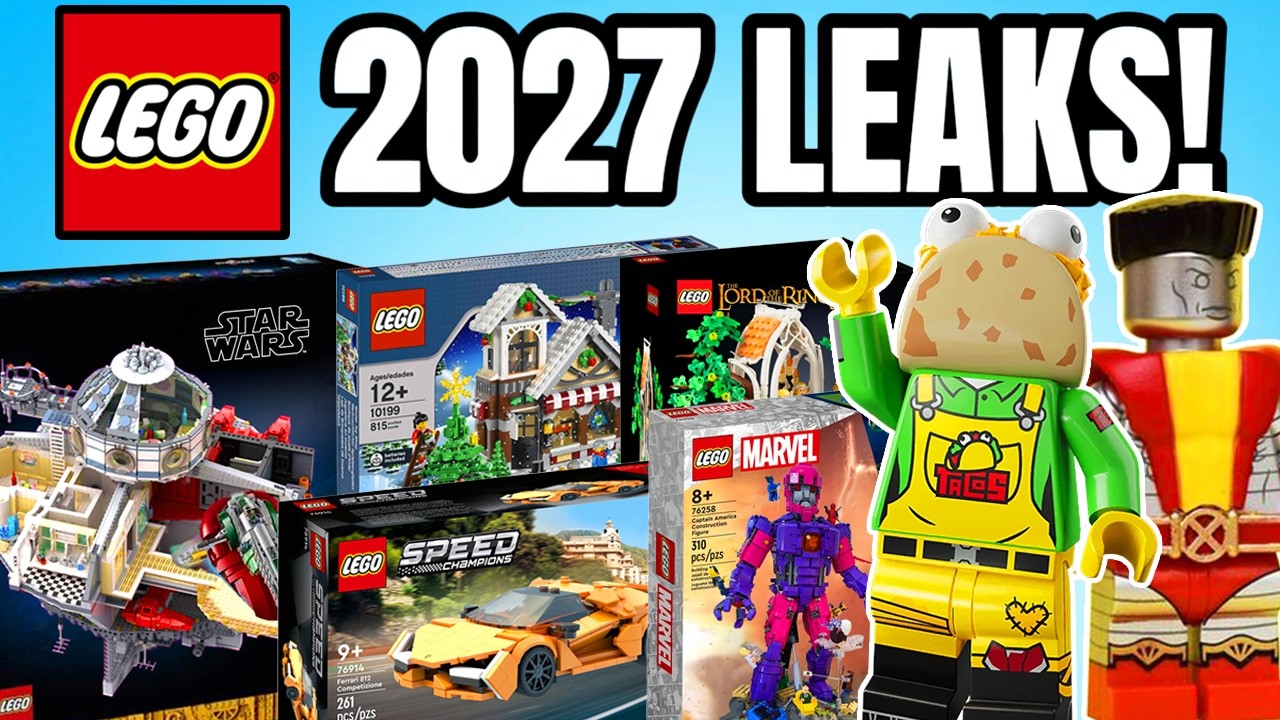 MASSIVE LEGO LEAKS! Icons, Speed Champions, Star Wars, Marvel & MORE!