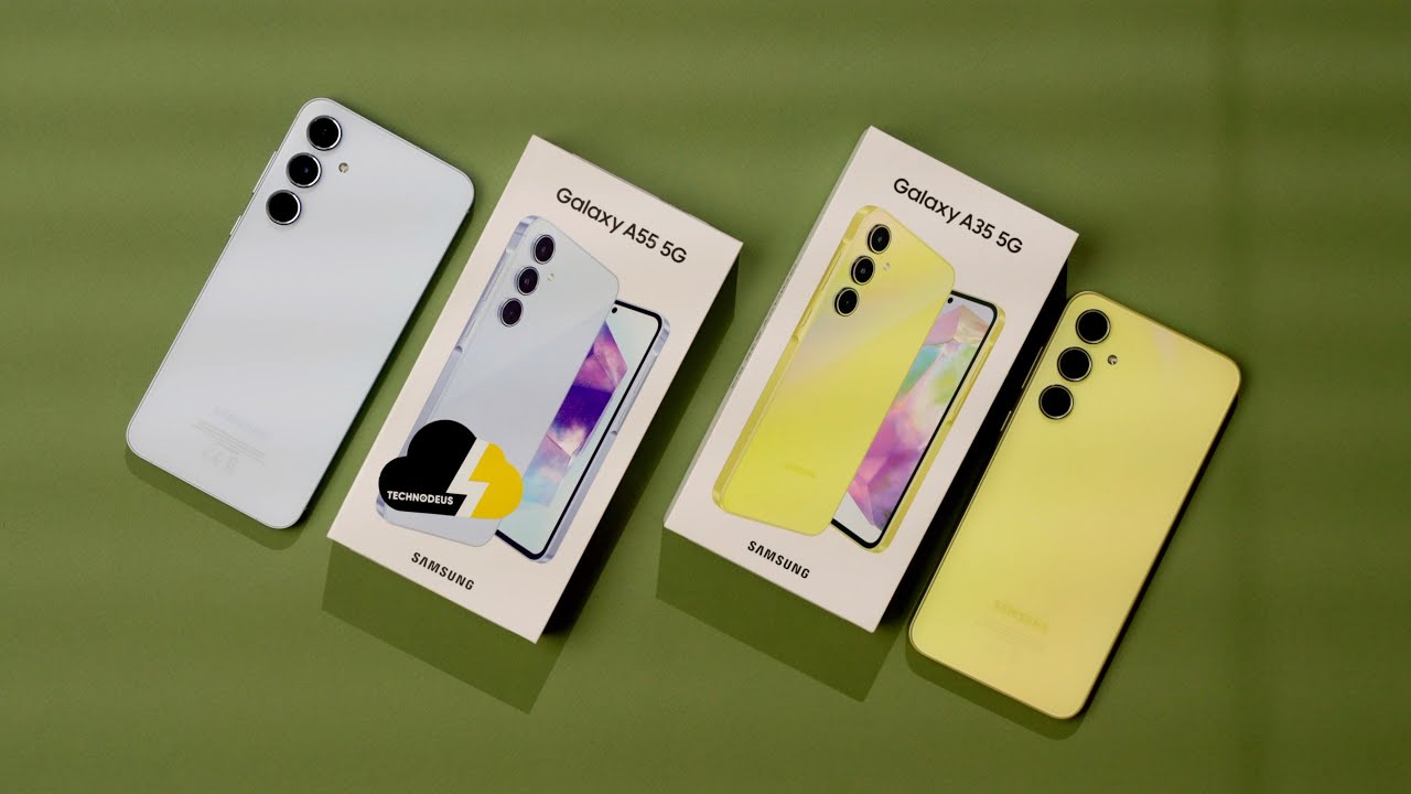 Зачем платить больше? Samsung A55 VS Samsung A35 Распаковка-сравнение.