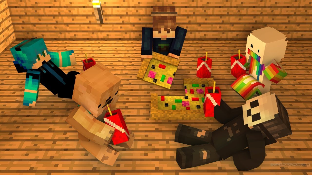 Playing PIZZA SPLEEF in Minecraft!