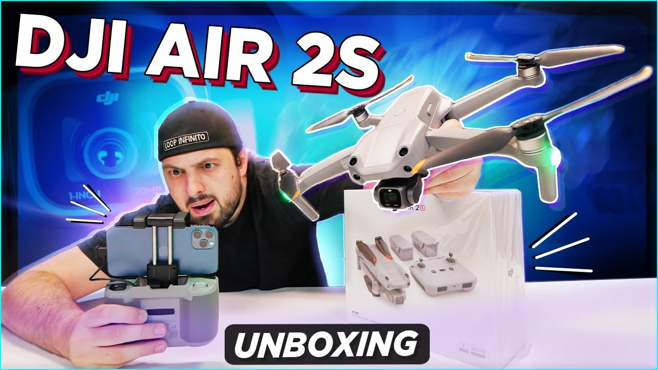 DJI AIR 2S: UNBOXING, COMPARATIVO E TESTE DE VOO!