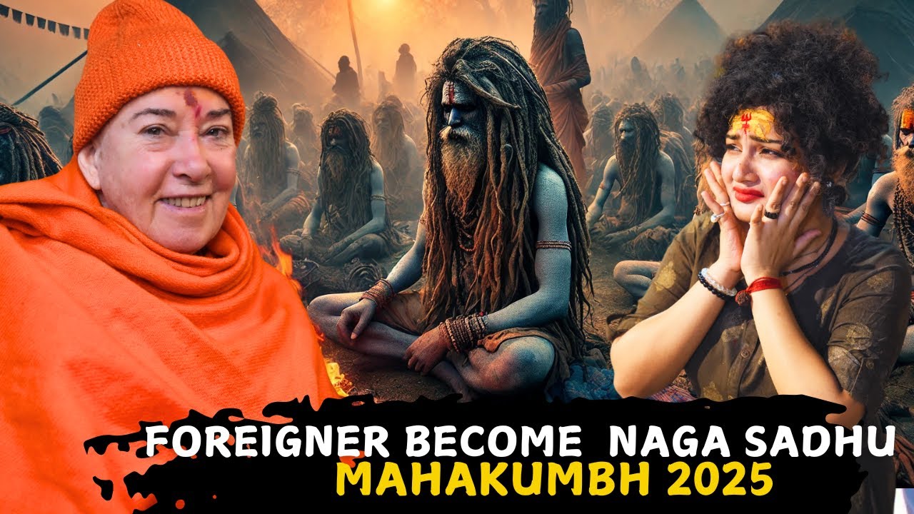 Foreigner becomes Naga Baba | mahakumbh 2025 | mahakumbh mela prayagraj 2025 #mahakumbh2025