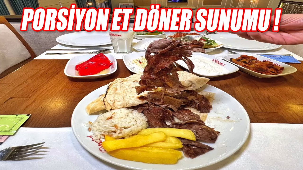 En İyi Et D&ouml;ner Sunumu !