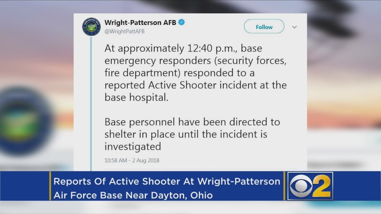 Active Shooter At Wright Patterson Air Force Base