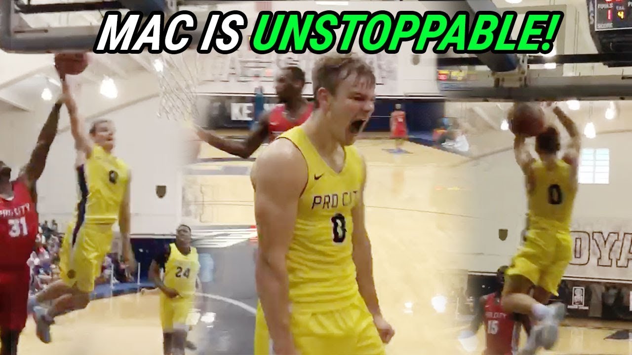 Mac McClung GOES INSANE In Nike Pro AM! Throws Down ABSURD Dunks & Dishes DIME OF THE YEAR 😱