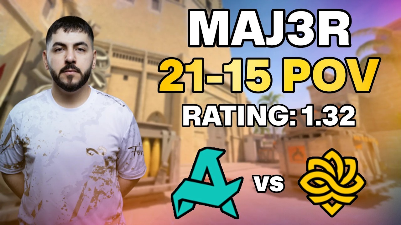 MAJ3R 21-15 vs Legacy | PGL Bucharest 2025 | Mirage POV