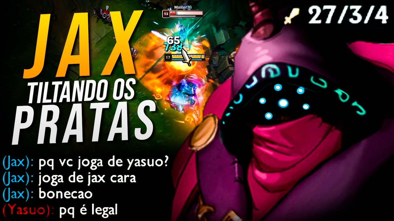 TILTANDO GERAL! SÓ CACETADA DE JAX AP KKKK O DANO DISSO É SURREAL!