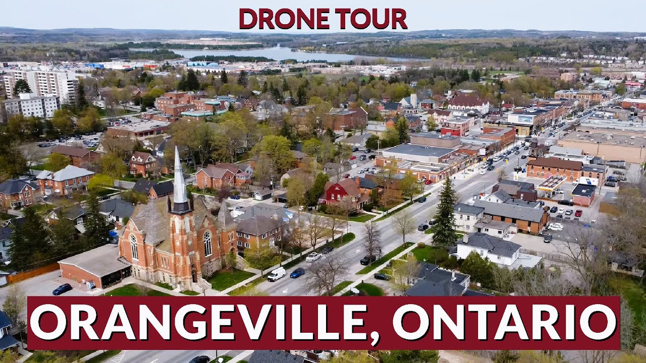 Discover Orangeville from Above: Stunning 4K Drone Footage of Ontario’s Hidden Gem! 🌟📷