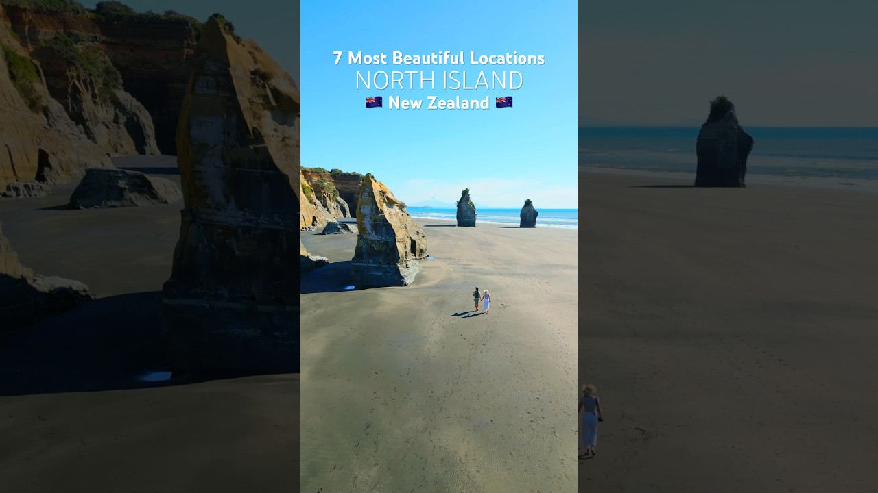 7 Most Beautiful Locations ✨ NORTH ISLAND NEW ZEALAND #newzealand #newzealandtravel #nz #nztravel