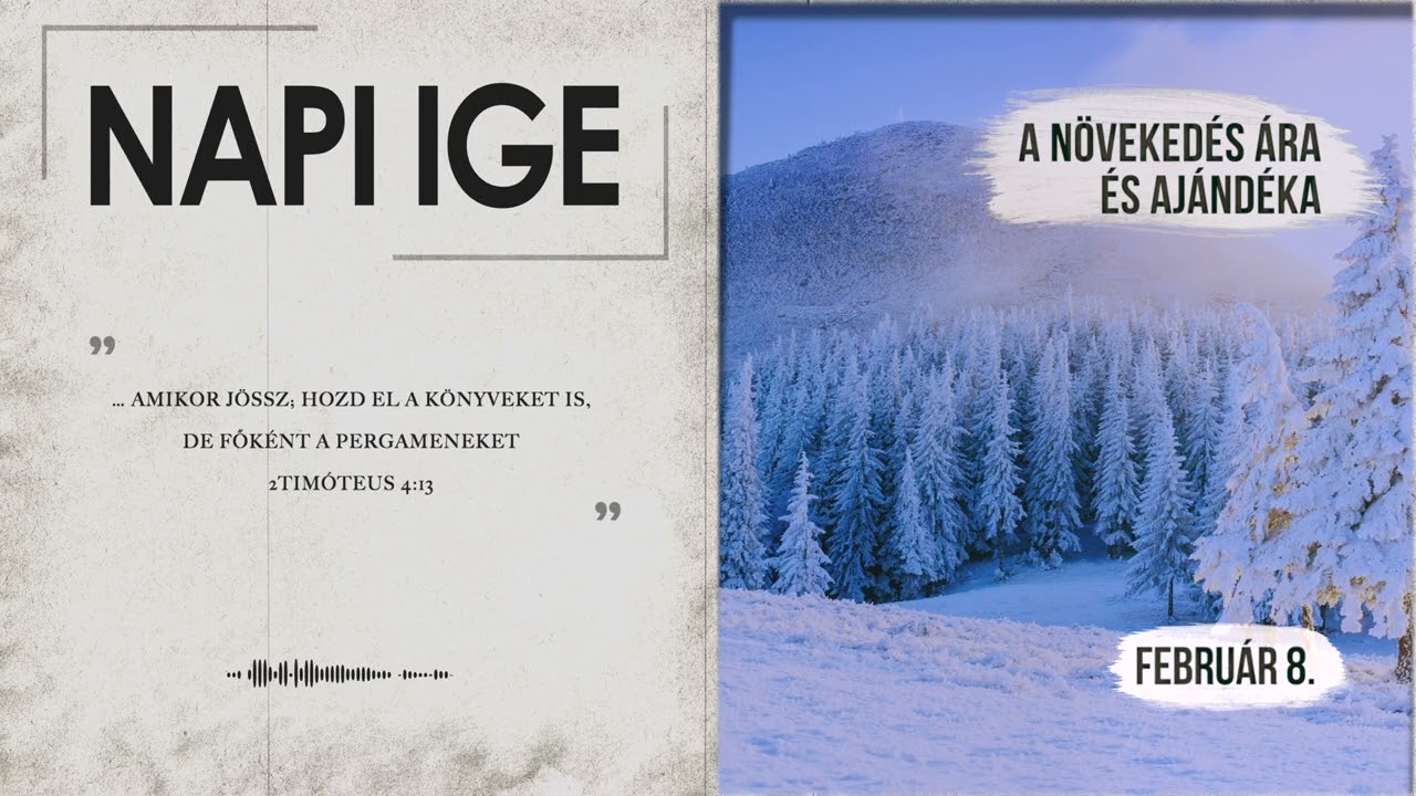 Napi IGE | A növekedés ára és ajándéka | 2026.02.08