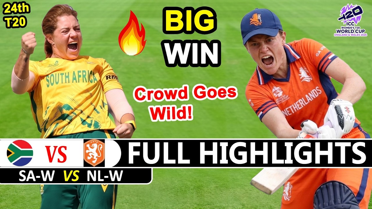 Full Highlights | South Africa W Vs Netherlands | ICC Women's T20 World Cup 2026 | Sa Vs Ned