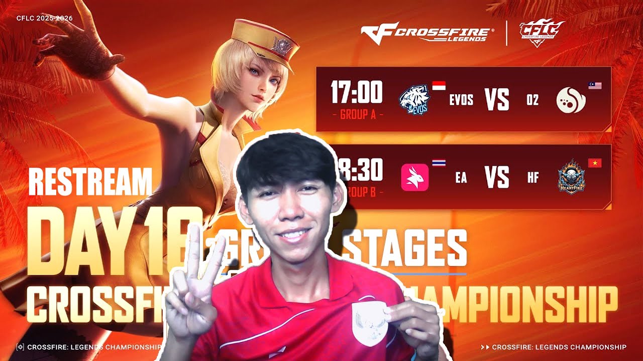 RESTREAM Tournament CrossFire: Legends Championship Group Stage - Minggu 4 Hari 1