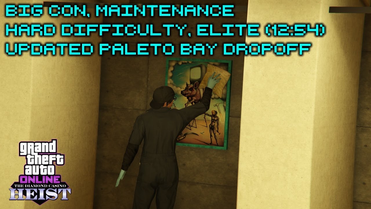 The Diamond Casino Heist: Big Con Approach, Maintenance Disguise (Elite Challenge - 12:54)