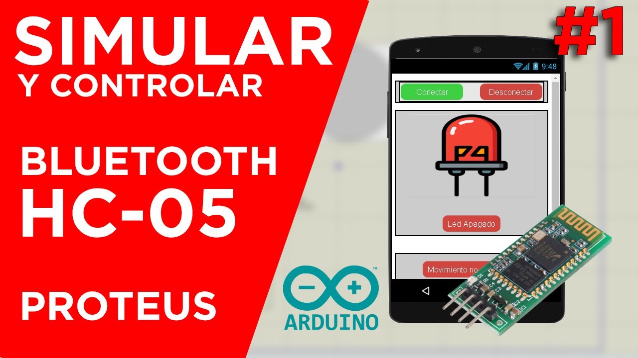 📖 [PROTEUS] - #1 [APP INVENTOR] SIMULAR Y CONTROLAR BLUETOOTH HC-05 EN PROTEUS (ARDUINO) | 2020