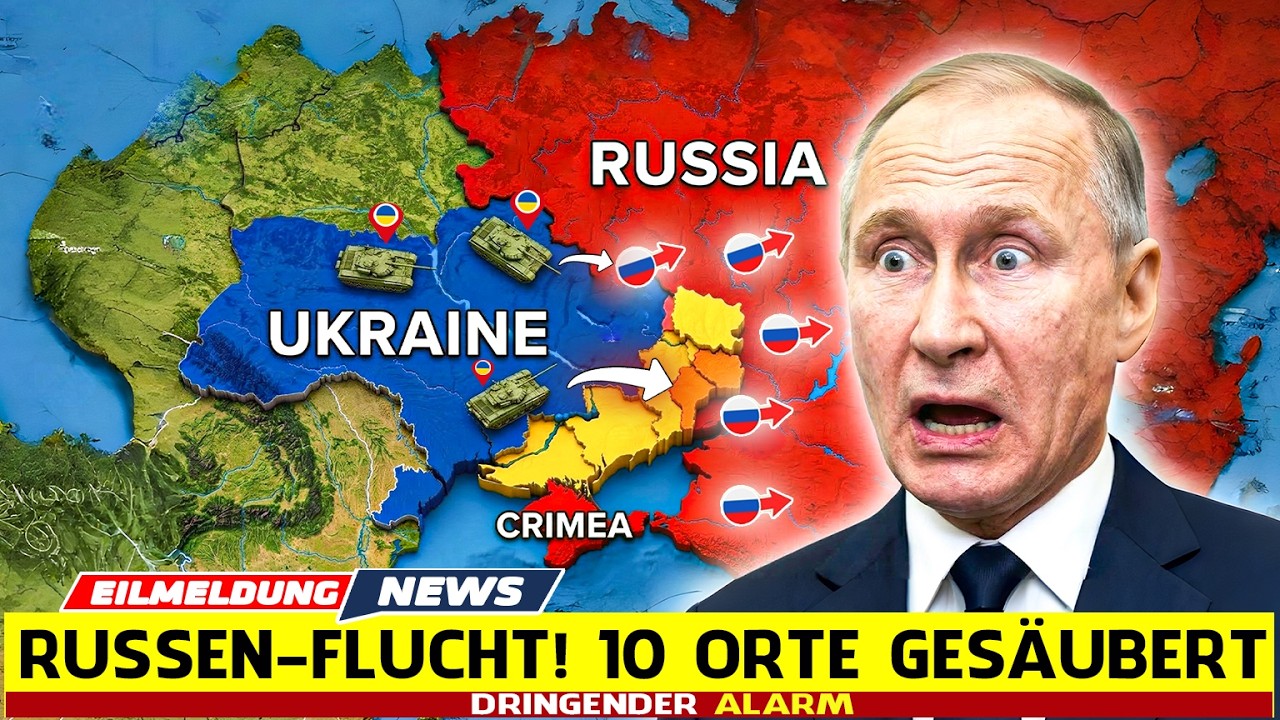180-Std-Beben! 10 Zonen gesäubert - Ukraine fegt Russen-Truppen von der Karte.