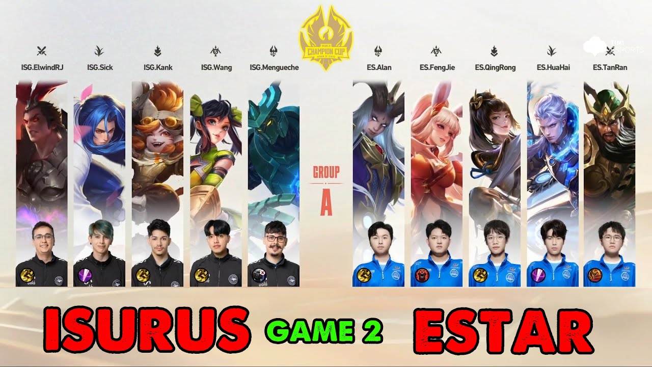 Honor Of Kings | KIC2022 | Group Stage: eStarPro vs Isurus Game 2