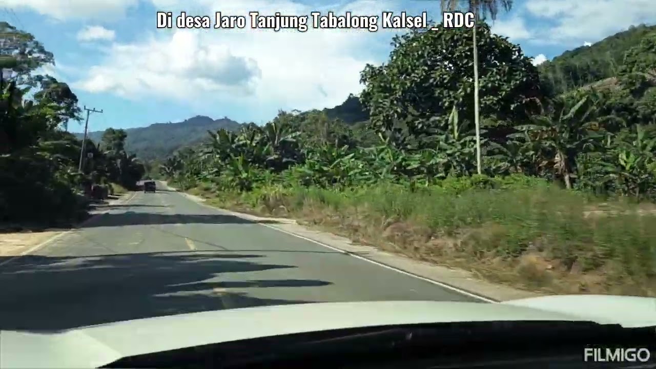 Di desa Jaro Tanjung Tabalong Kalsel. Pulang ziarah dari Banjarmasin ke Balikpapan 
