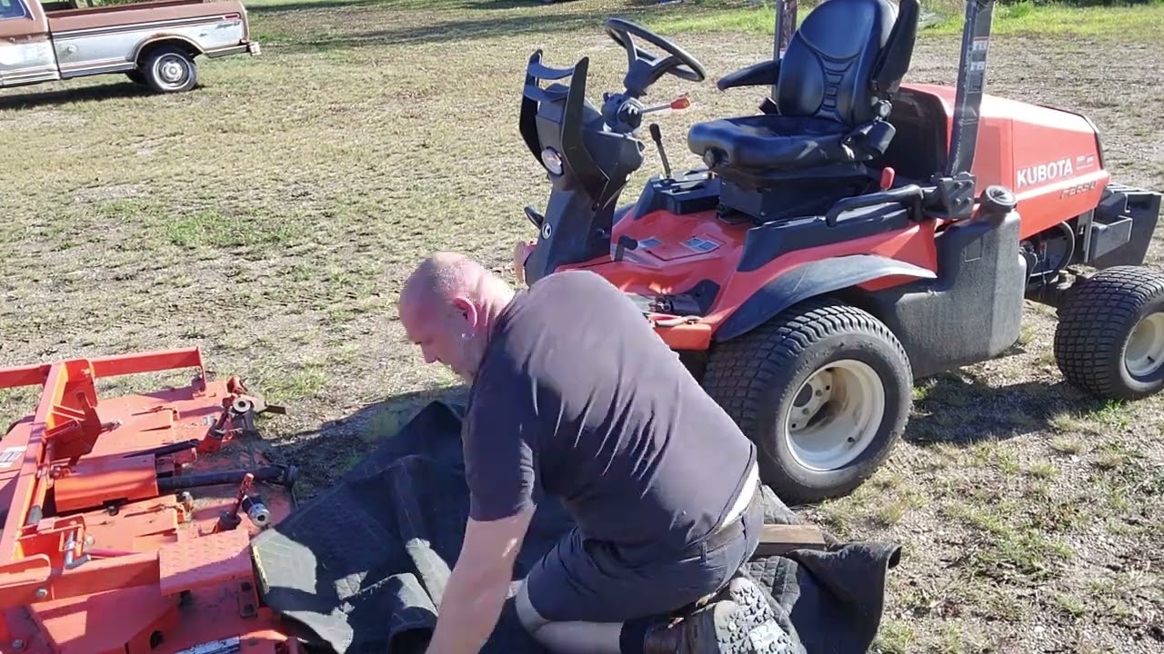 Getting ready for winter. Converting from mower to snowblower