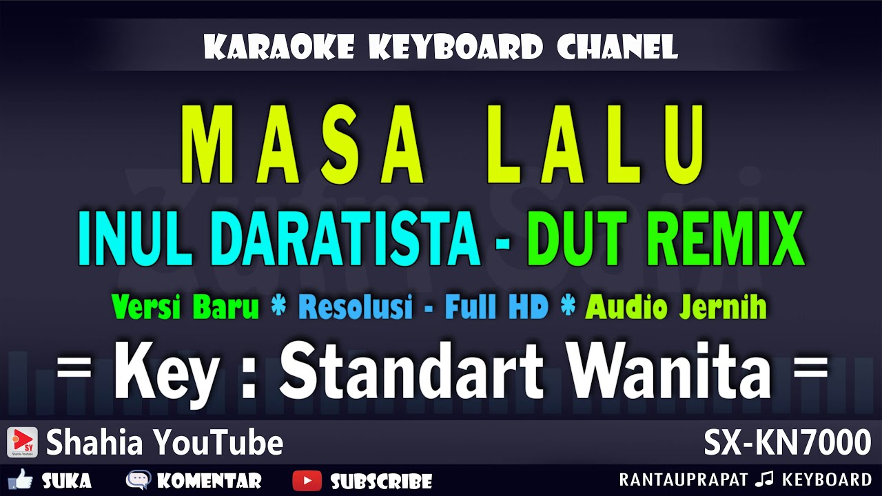MASA LALU KARAOKE INUL DARATISTA REMIX - lirik