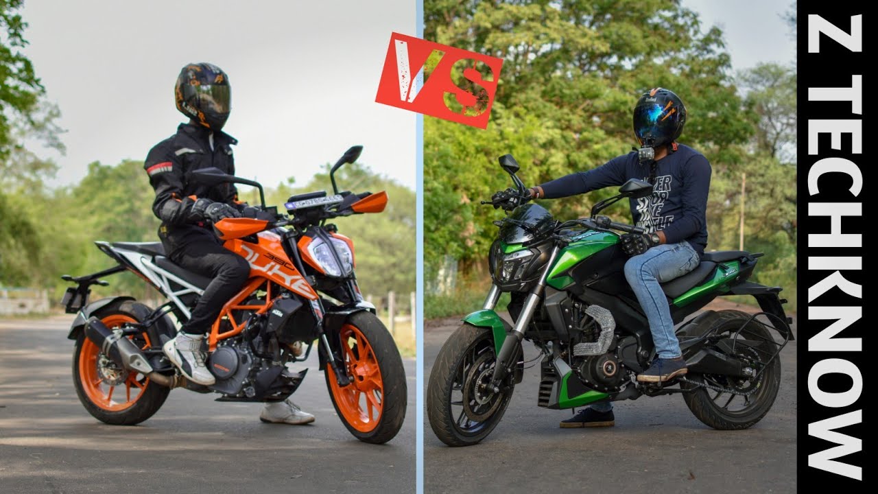 KTM Duke 390 2019 vs Bajaj Dominar 400 UG 2019 Comparison | Hindi Price | Mileage | Z Techknow