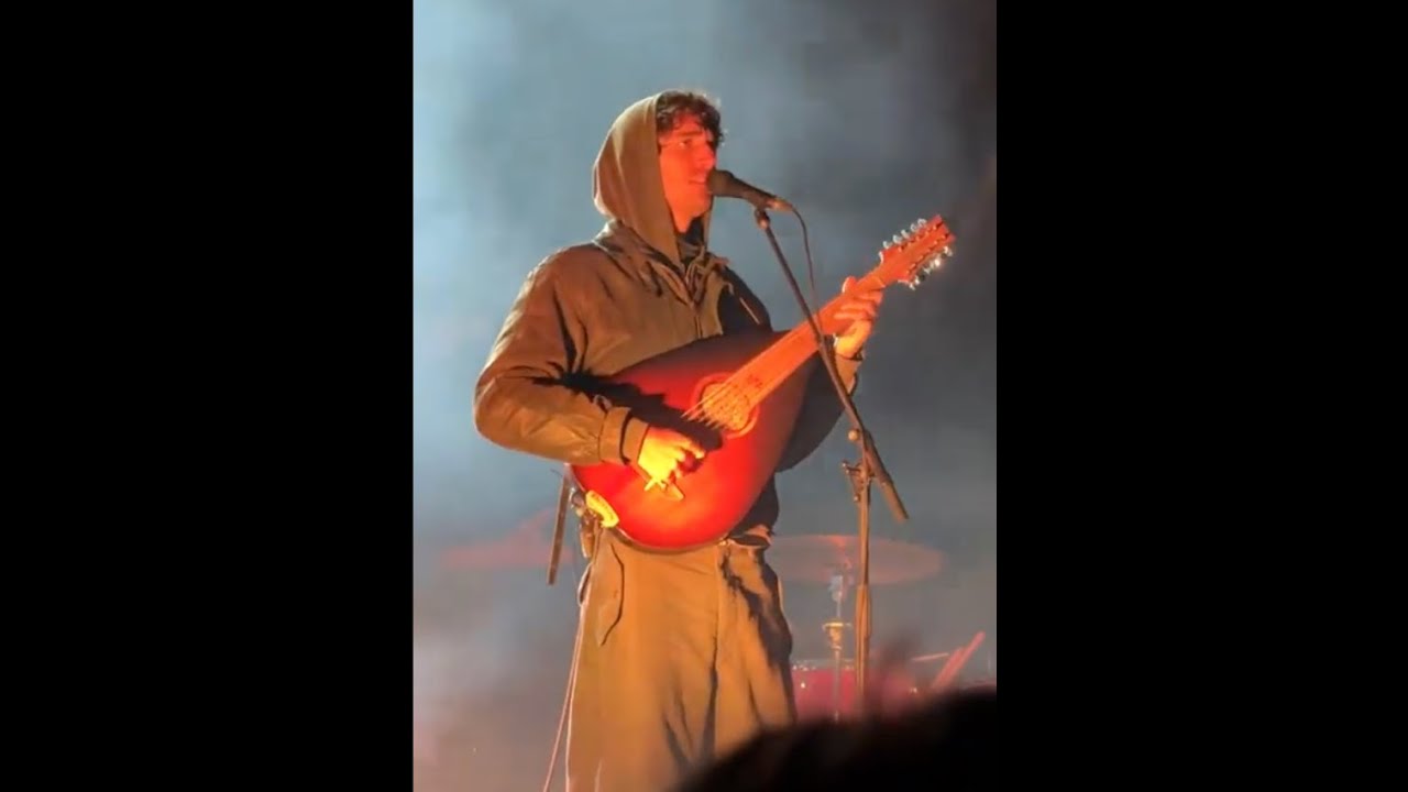 Tamino playing So It Goes live in Ankara on October 9, 2025