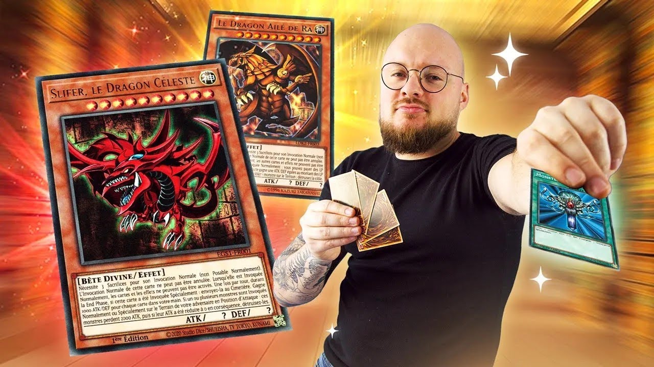 LE DECK DIEU EGYPTIEN DE MES REVES ! (Slifer, RÂ et Eldlich, mega combo !)