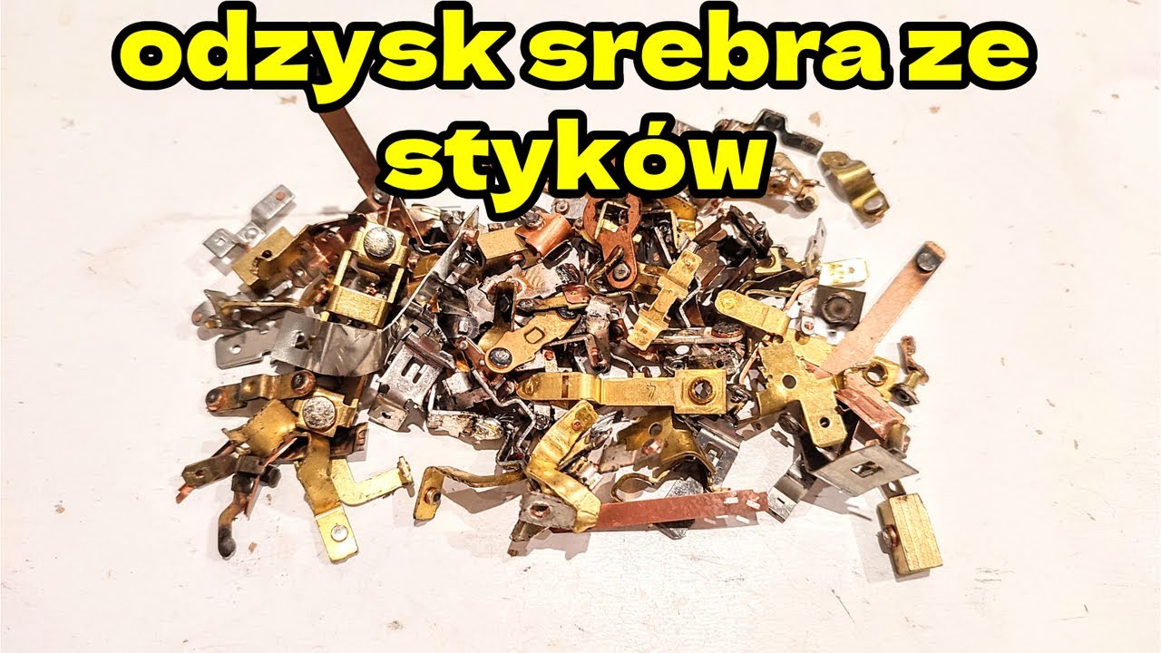 jak odzyskiwać groszki, srebro ze styków| miedź i mosiądz w gratisie