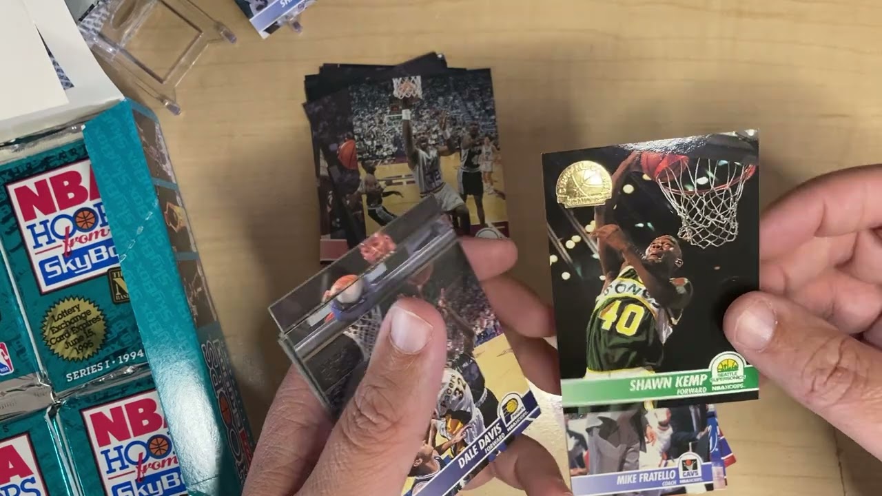 94-95 NBA Hoops series 1 Box Break