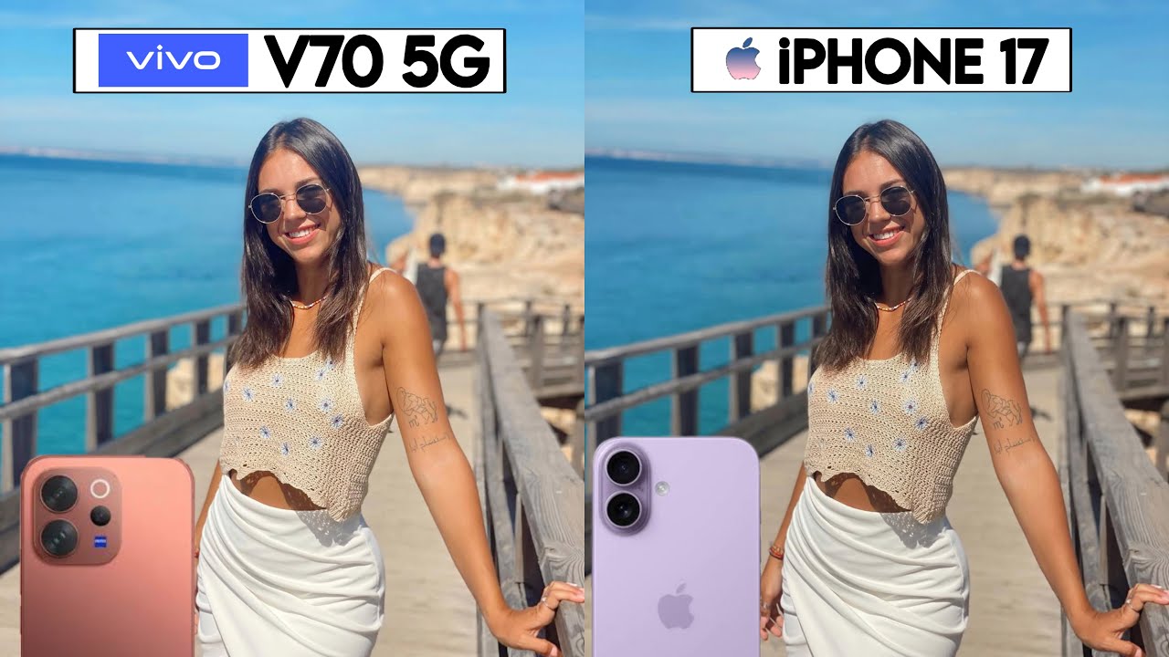 Vivo V70 5G Vs iPhone 17 Camera Test & Comparison 