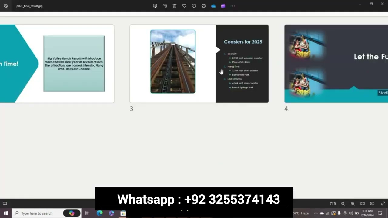 PowerPoint_2E_Coasters | PowerPoint 2E Coasters | Myitlab Solution