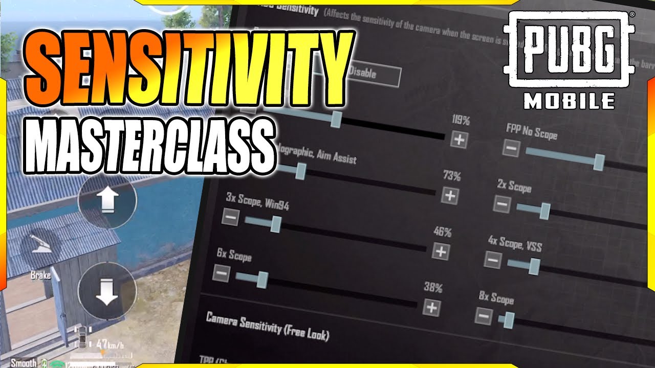 WEAPON SENSITIVITY MASTERCLASS FOR PUBG MOBILE