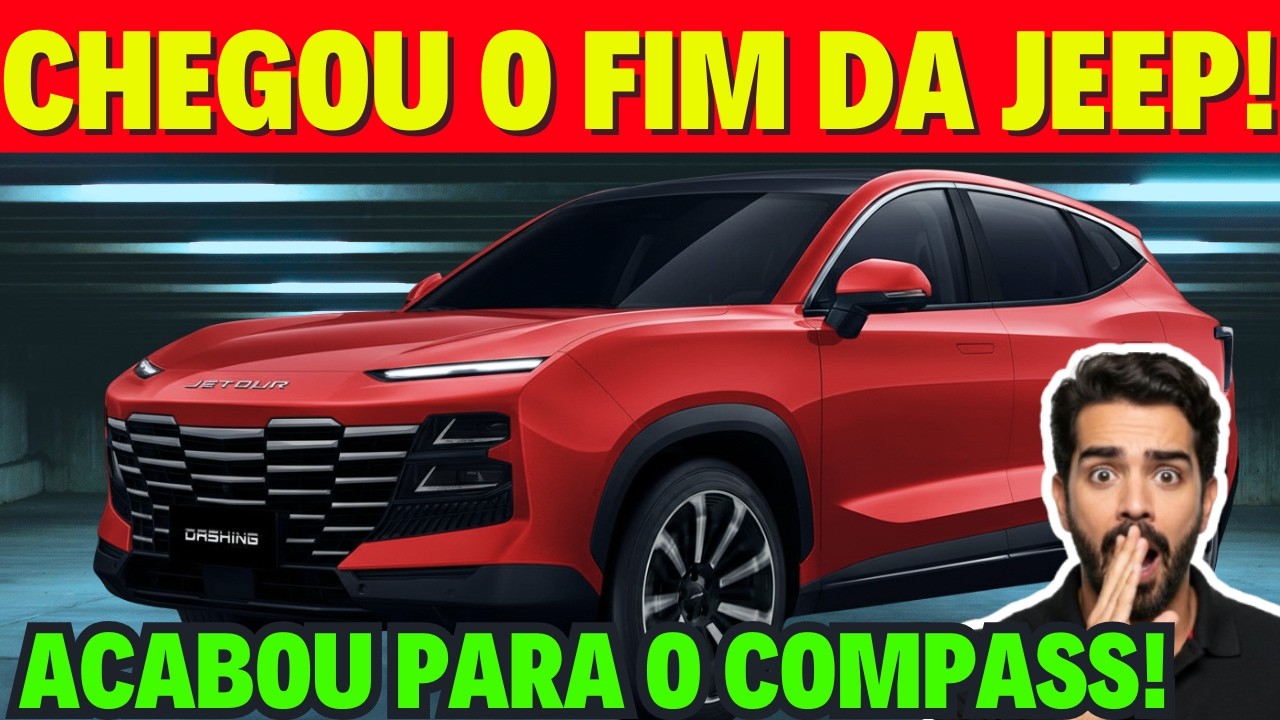 🚀 JETOUR DASHING CHEGA AO BRASIL HUMILHANDO COMPASS COM PRE&Ccedil;O SURPREENDENTE 🚀