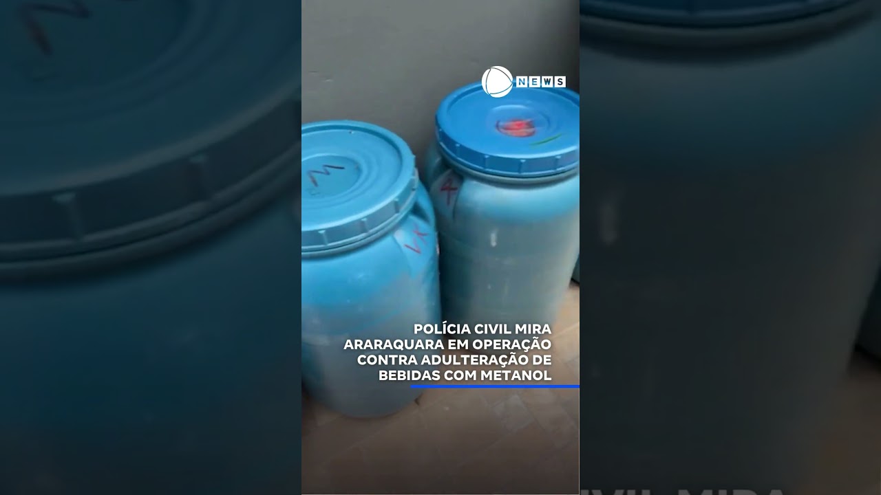 Polícia mira Araraquara em operação contra adulteração de bebidas. 📲 