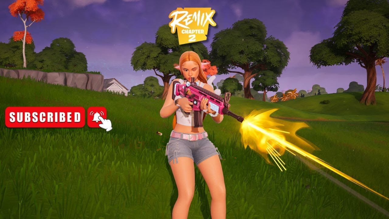 NEW Fortnite Ice Spice Skin Gameplay | Chapter 2 Remix | 1440P