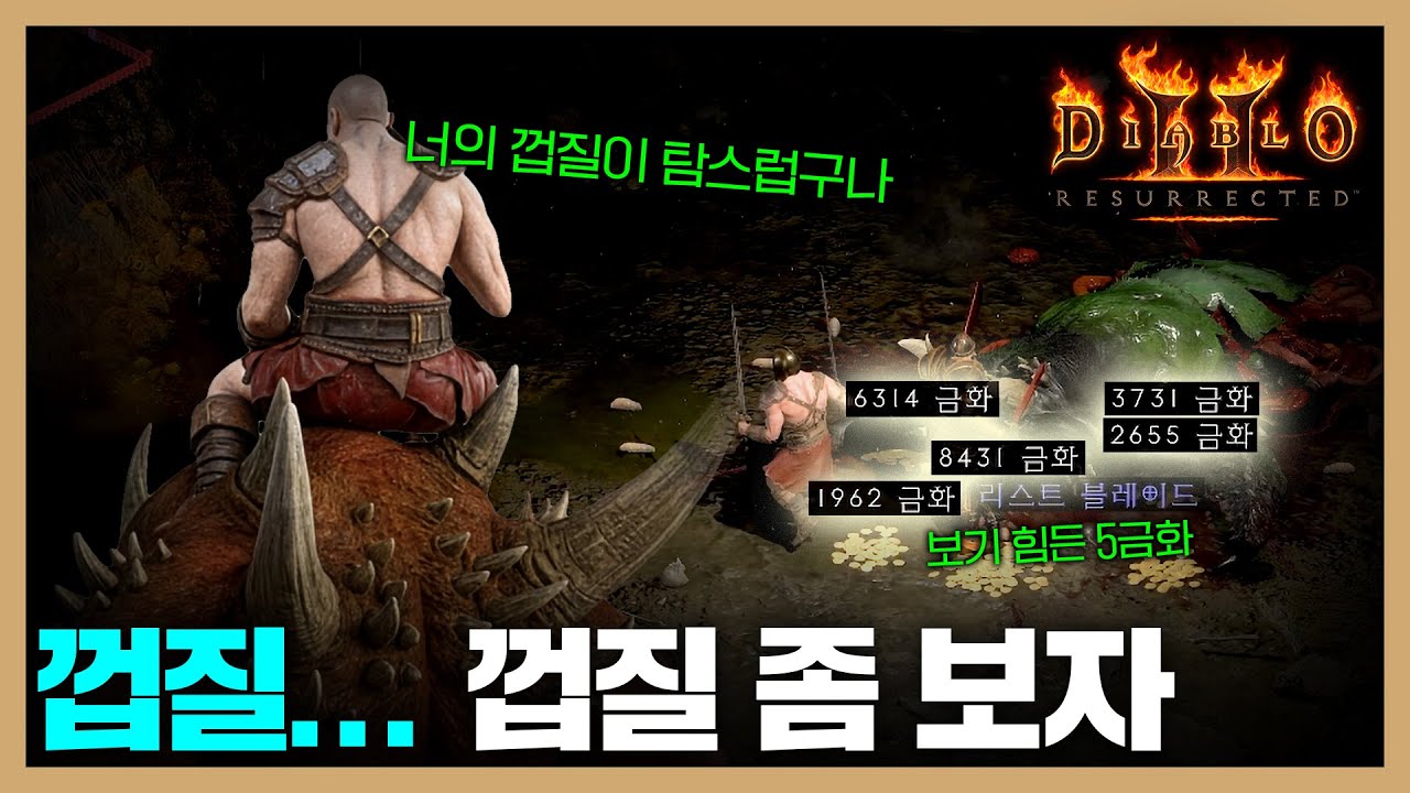 너의 껍질이 정말 보고 싶구나 [성대결절 광분바바(노생명력) 6화] #디아2 #바바