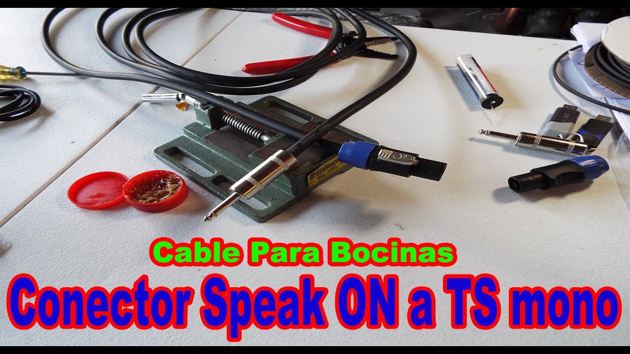 Como hacer cables de conector speakon PLUG 1/4 TS  Jack #shorts
