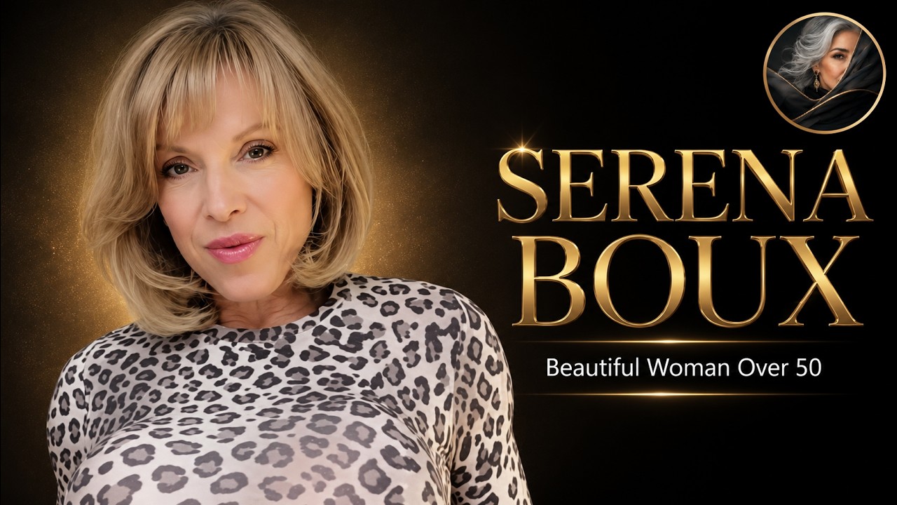 SERENA BOUX | Piękna kobieta po 50-tce ・✿ Biografia, styl życia i ponadczasowa moda