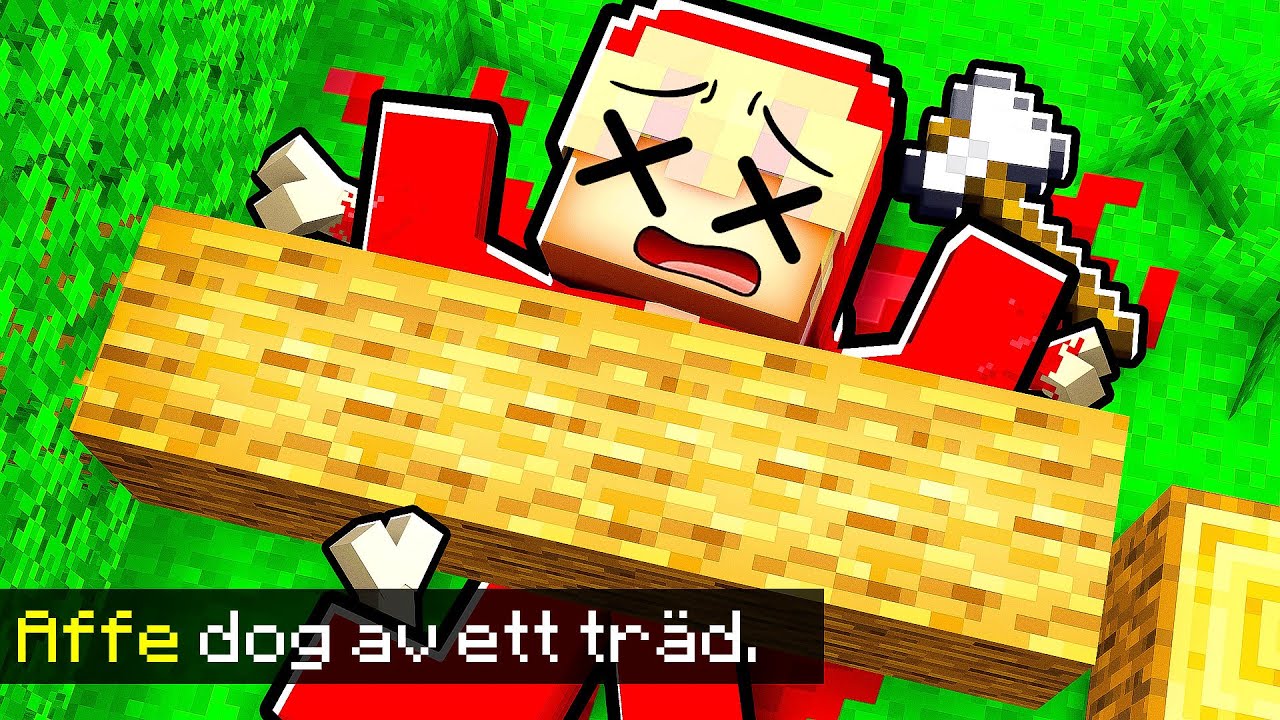 Jag Prankade Affe Med 100% REALISTISKT Minecraft!