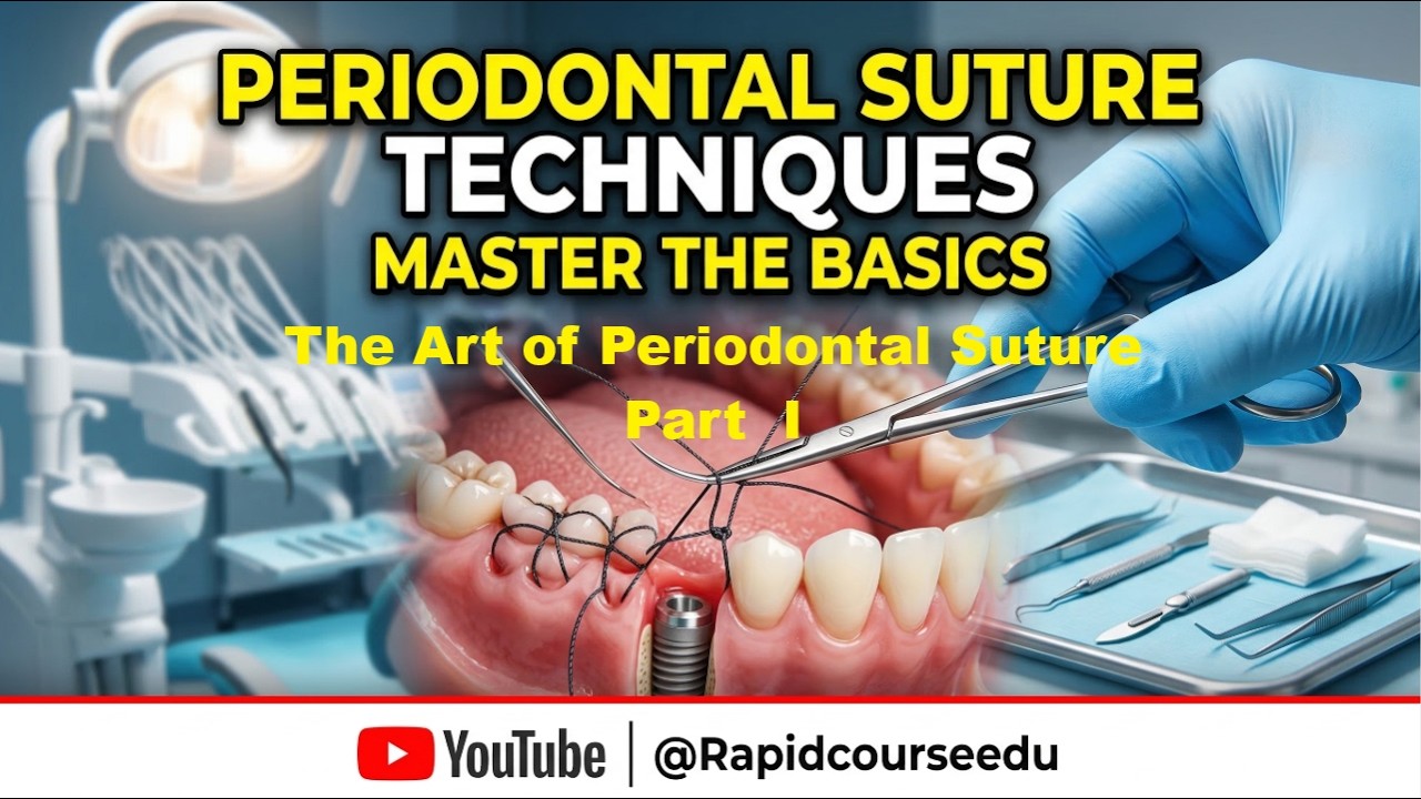 The Art of Periodontal Suture part 1