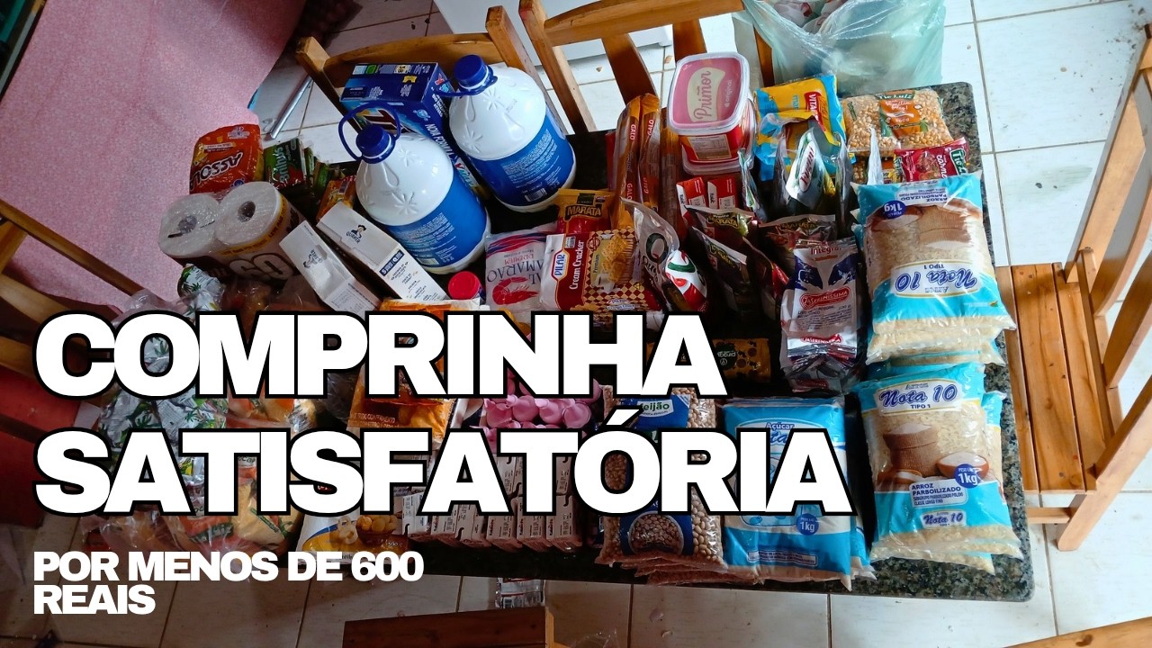 COMPRAS🛒 DO MÊS! Indo pra outro estado para fazer compras, tudo que comprei com menos de 600 reais.