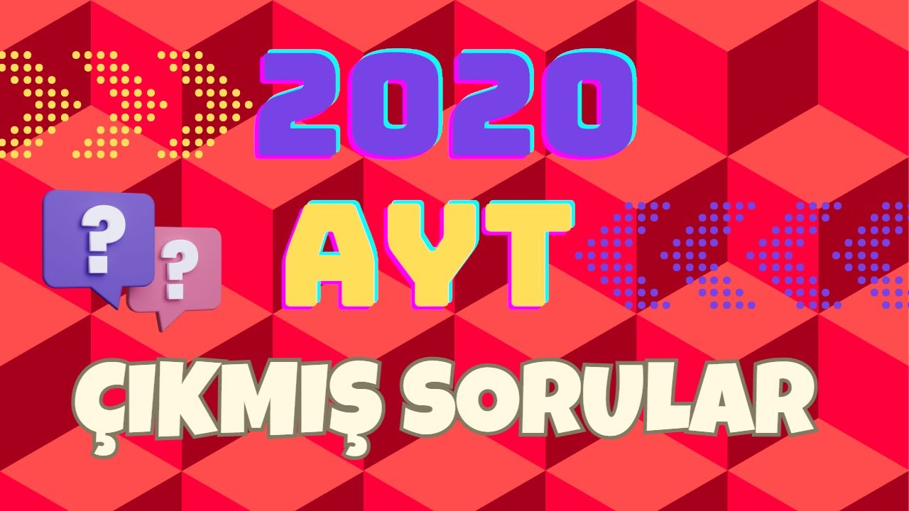 2020 AYT Çıkmış Sorular / Çıkmış Edebiyat Soruları / YKS Çıkmış Sorular #aytedebiyat #yazareser #yks
