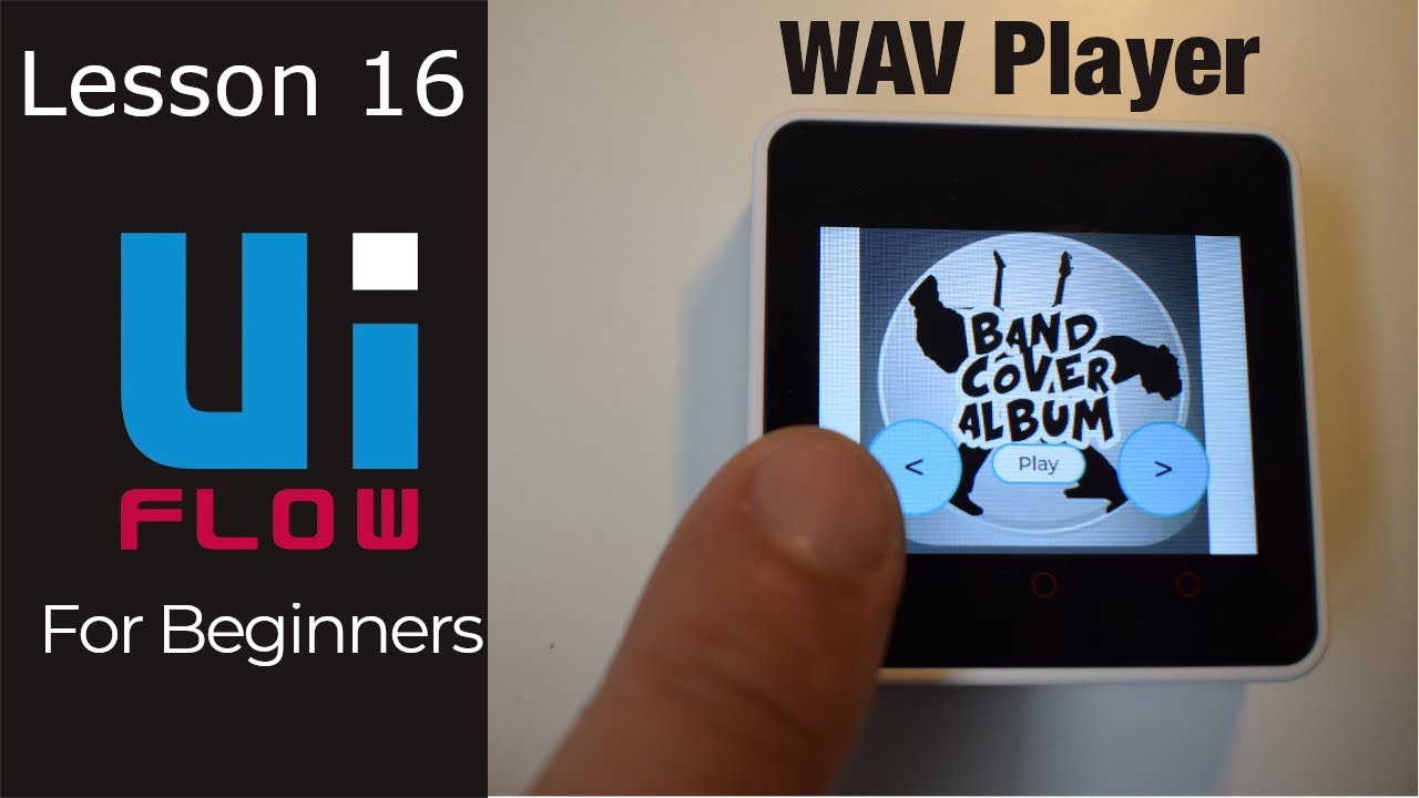 M5Core2 Song Player with Uiflow