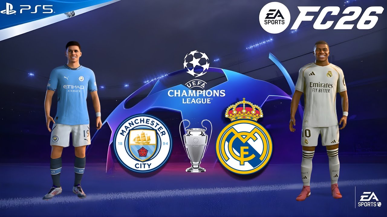 FC 25 &mdash; Реал Мадрид против Манчестер Сити | Финал ЛЧ | Эпическое противостояние Килиана Мбаппе и ...