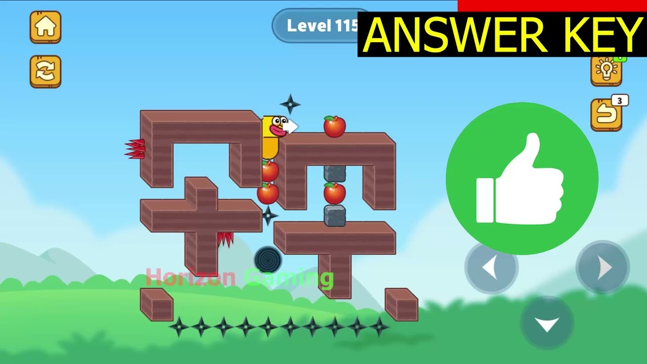 Hungry Worm - Greedy Worm LEVEL 115 - Gameplay Walkthrough Android IOS