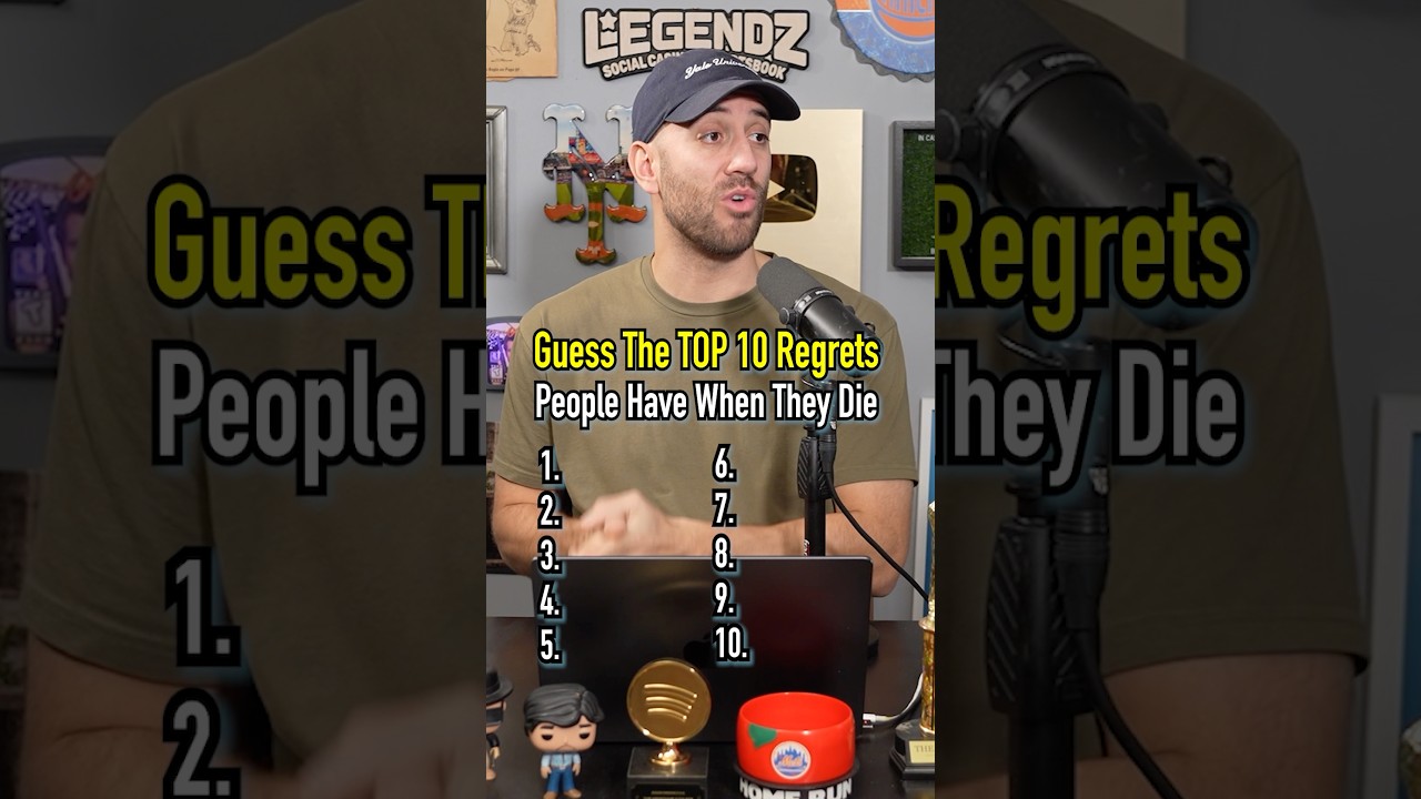 Guess The Top 10 Regrets People Have When They Die! #shorts #regret #life #top10 #guessinggame